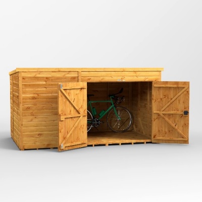 Power Pent Bike Shed 10x6